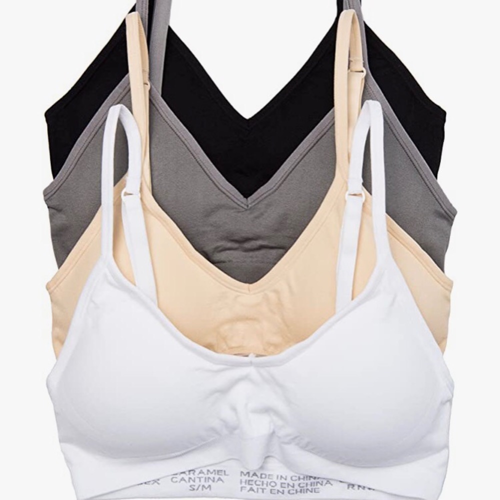 Caramel Cantina Padded Bralettes NWOT